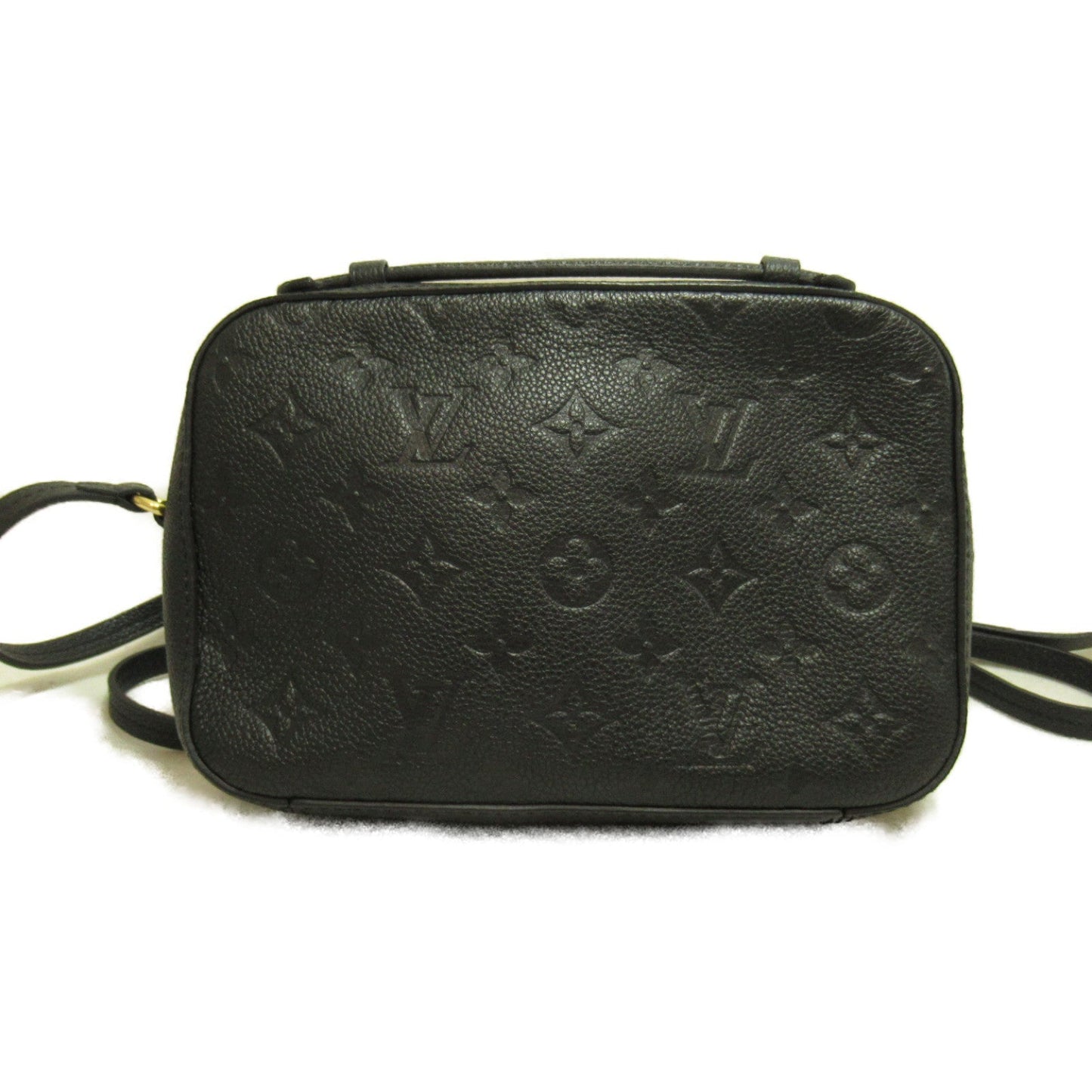 Louis Vuitton Saintonge Shoulder Bag  Monogram Implant Black