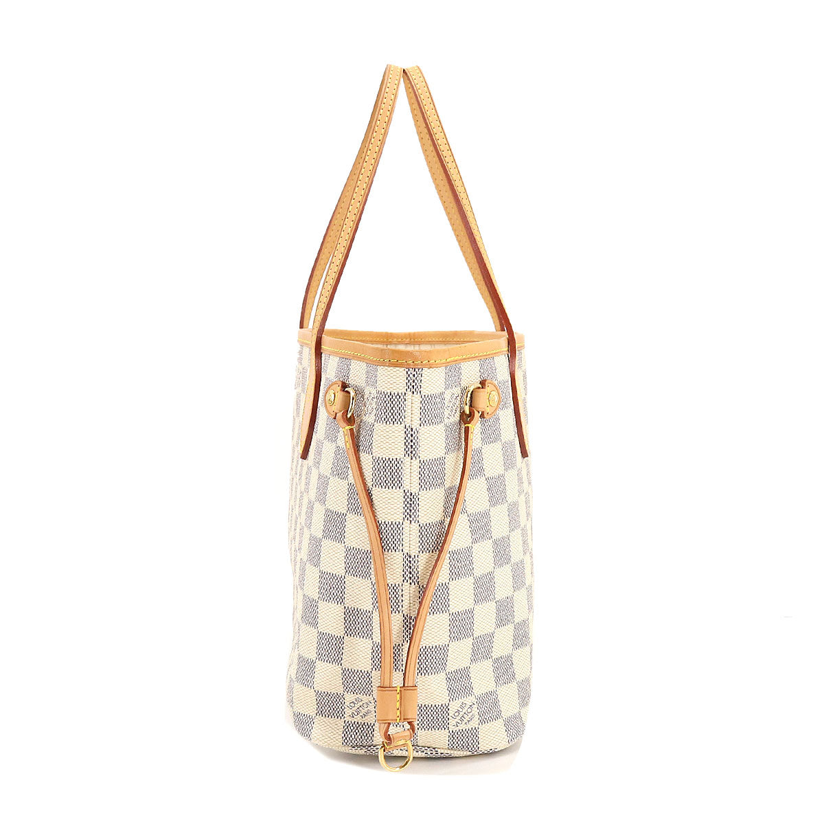Louis Vuitton Damier Azur Neverfull PM Tote Bag White
