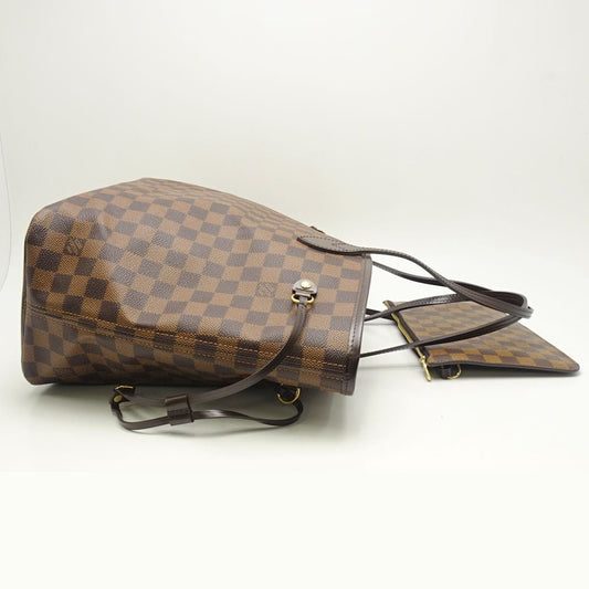 Louis Vuitton Damier Neverfull MM Series Tote Bag