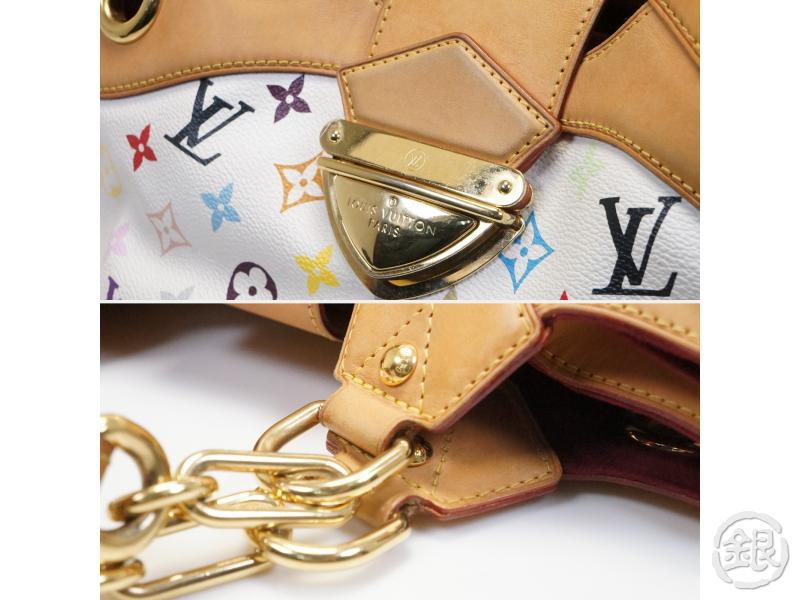 Louis Vuitton Ursula MultiColor Chain Shoulder Bag White