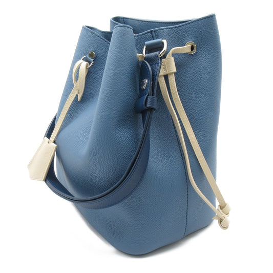 Louis Vuitton Lock Me Bucket Shoulder Bag Leather Taurillon