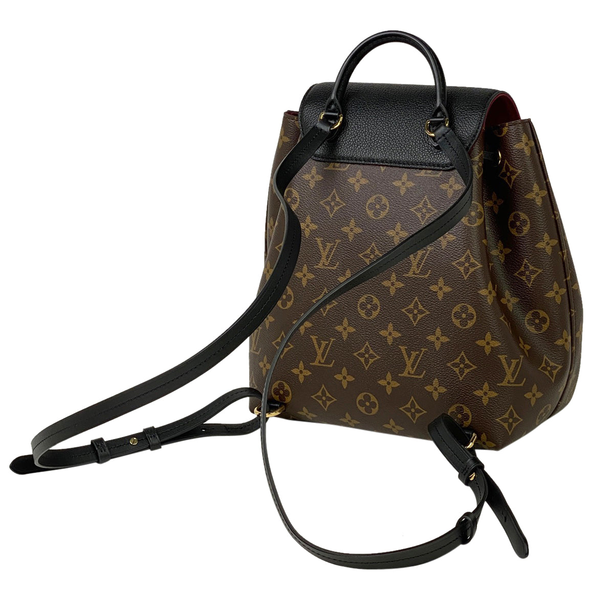 Louis Vuitton Montsouris PM Backpack Daypack Rucksack Monogram Brown