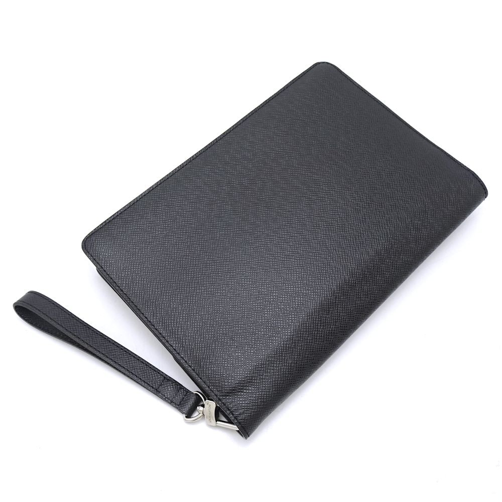 Louis Vuitton Taiga Bellaia Ardoise Shoulder Bag Black