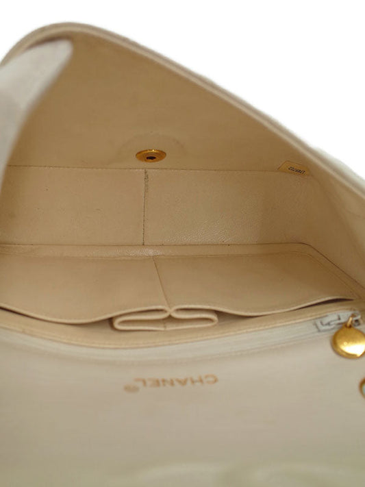 Chanel Matelasse Chain Shoulder Bag White