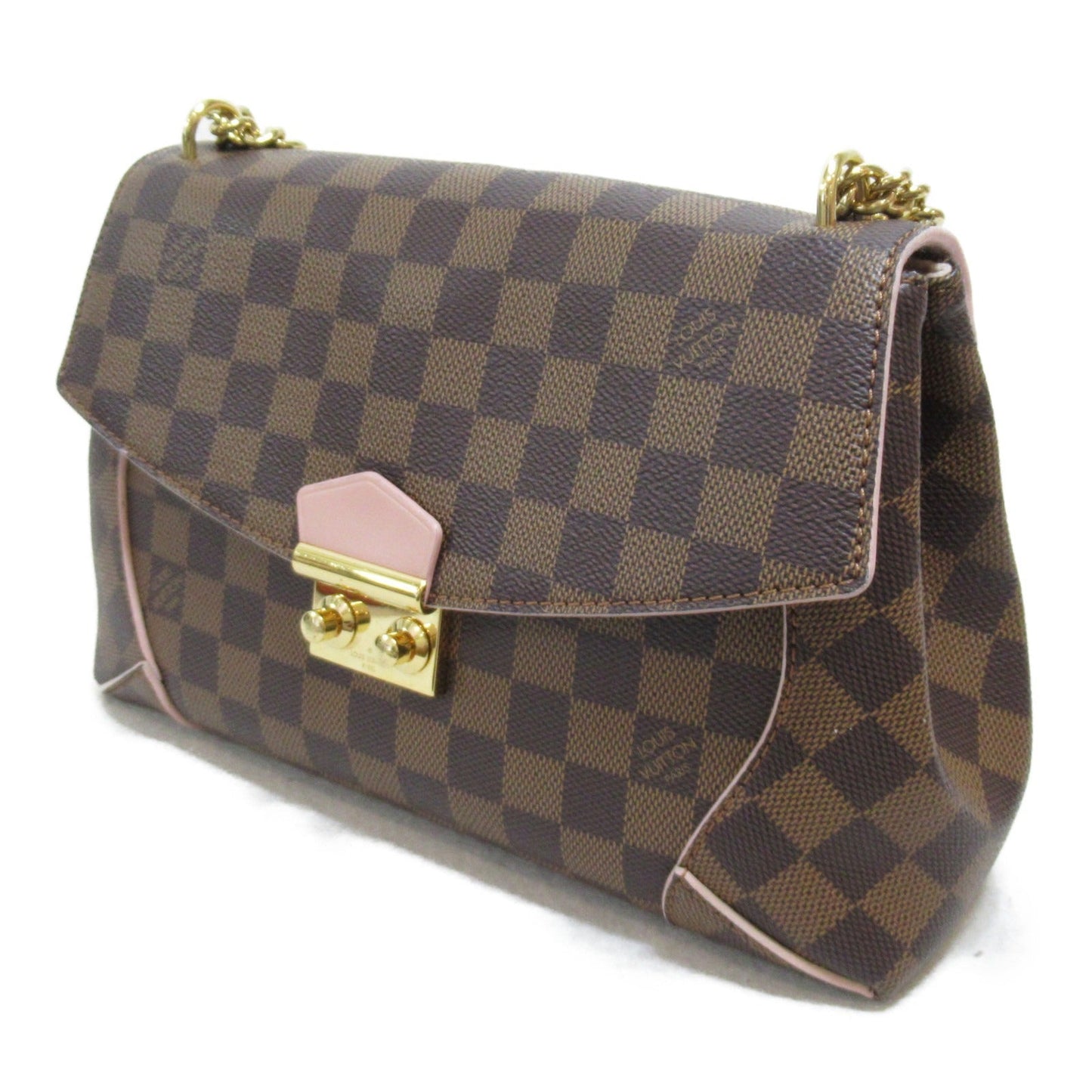 Louis Vuitton Kaisa Clutch Shoulder Bag  Pvc Coated Canvas