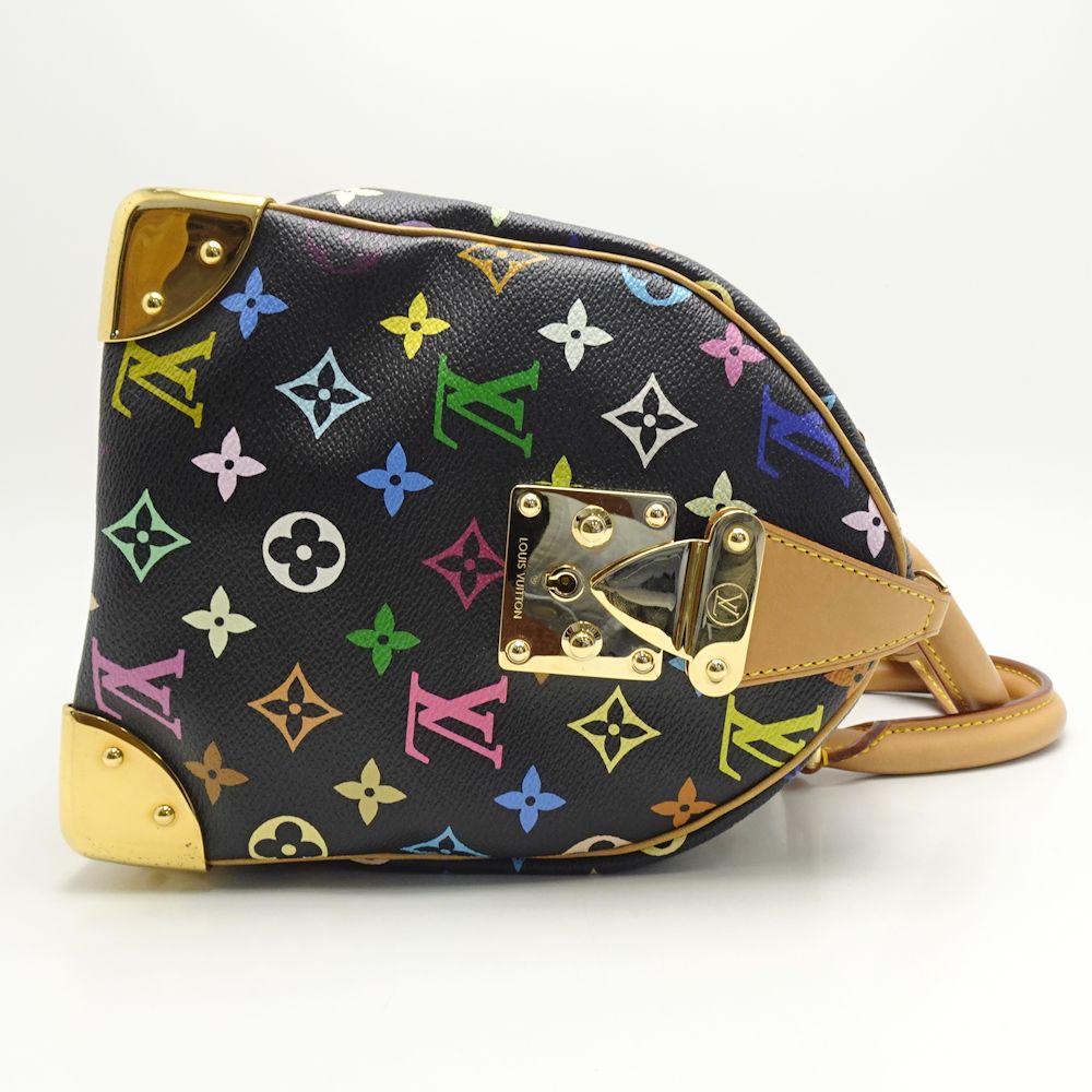 Louis Vuitton Multicolor Speedy 30 Noir Boston Bag Black