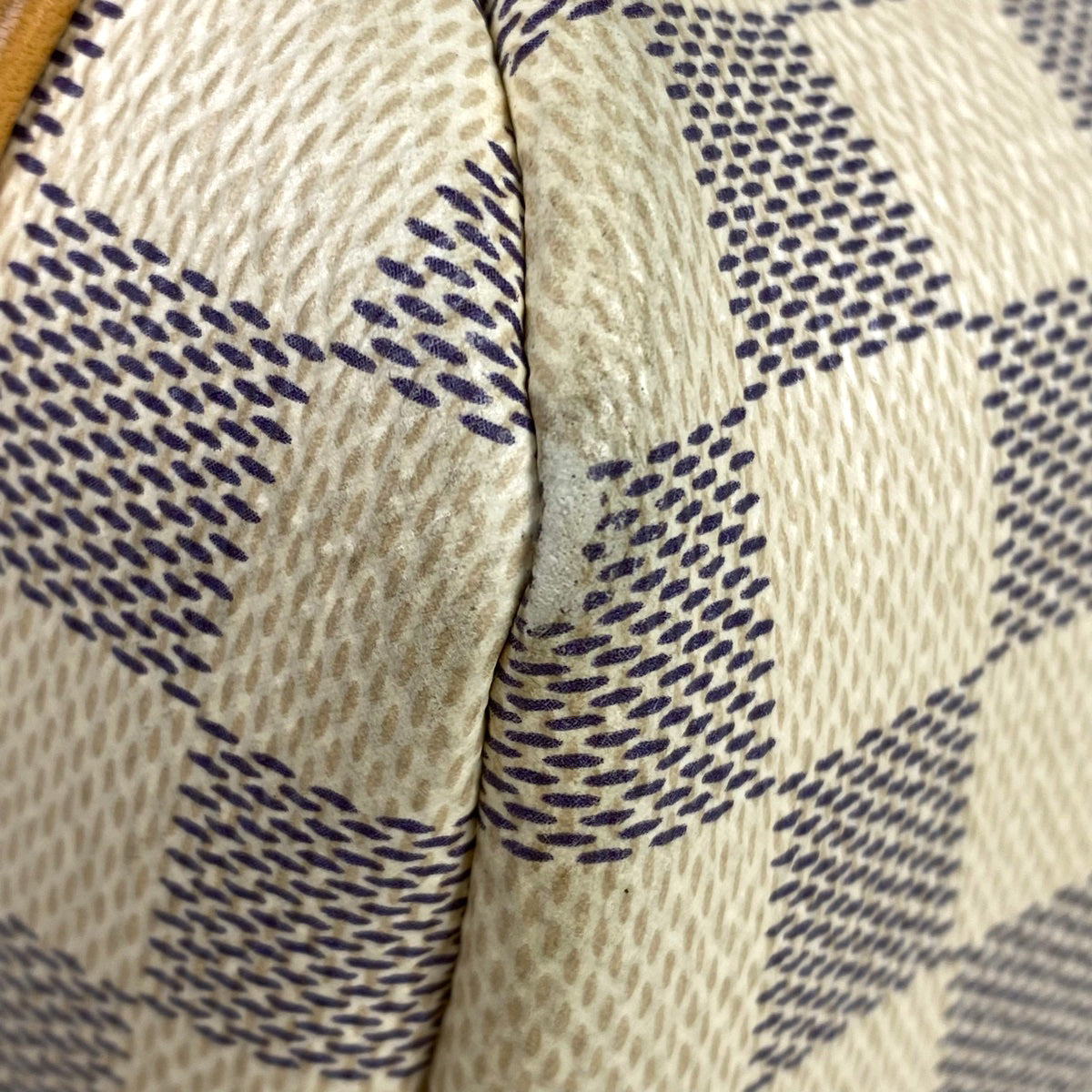 Louis Vuitton Totally PM Shoulder Bag Damier Azur White