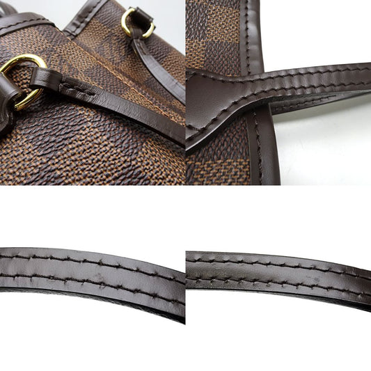 Louis Vuitton Damier Neverfull PM Ebene Tote Bag Brown