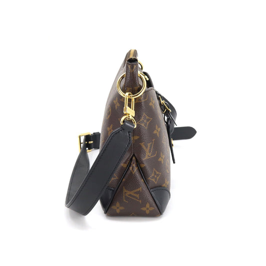 Louis Vuitton Monogram Odeon NM PM Shoulder Bag Brown Noir