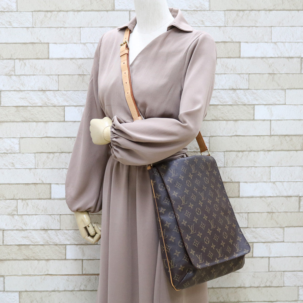 Louis Vuitton M tte Monogram Shoulder Bag Brown
