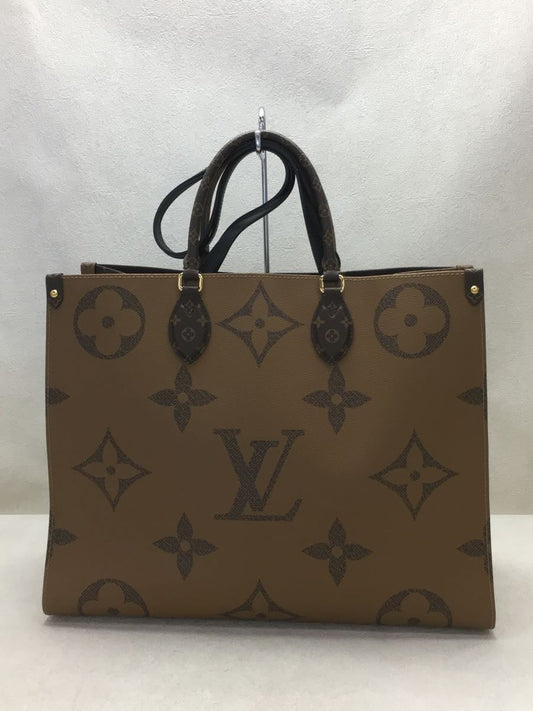 Louis Vuitton On The Go Gm Monogram Tote Bag Pvc Brown