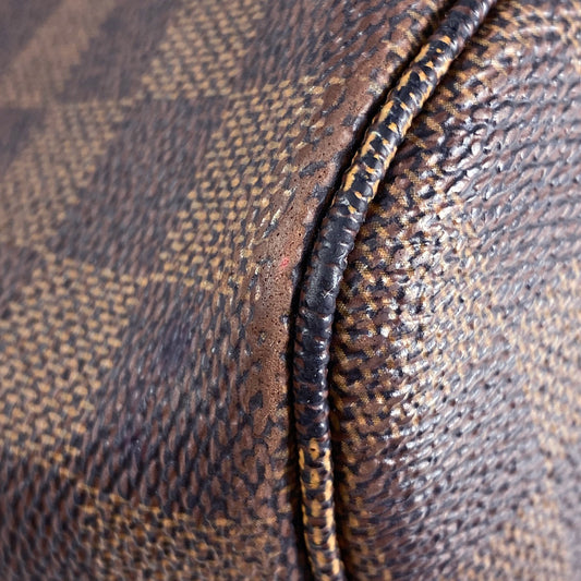 Louis Vuitton Neverfull MM Shoulder Bag Damier Ebene
