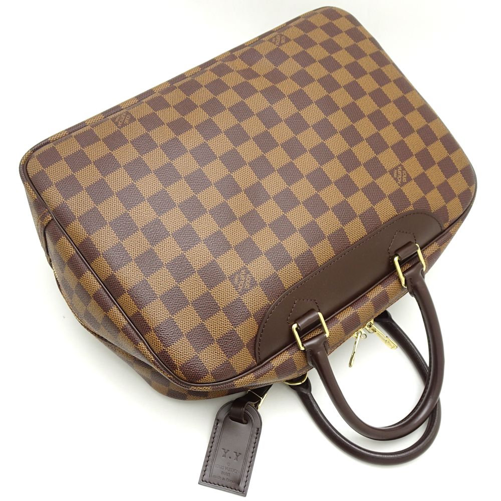 Louis Vuitton Damier Deauville Ebene Handbag SP Order Brown