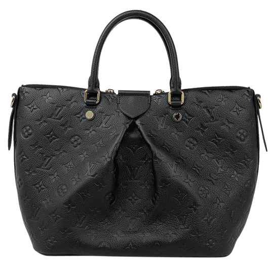 Louis Vuitton Mazarine MM Shoulder Bag Monogram Implant Noir Black