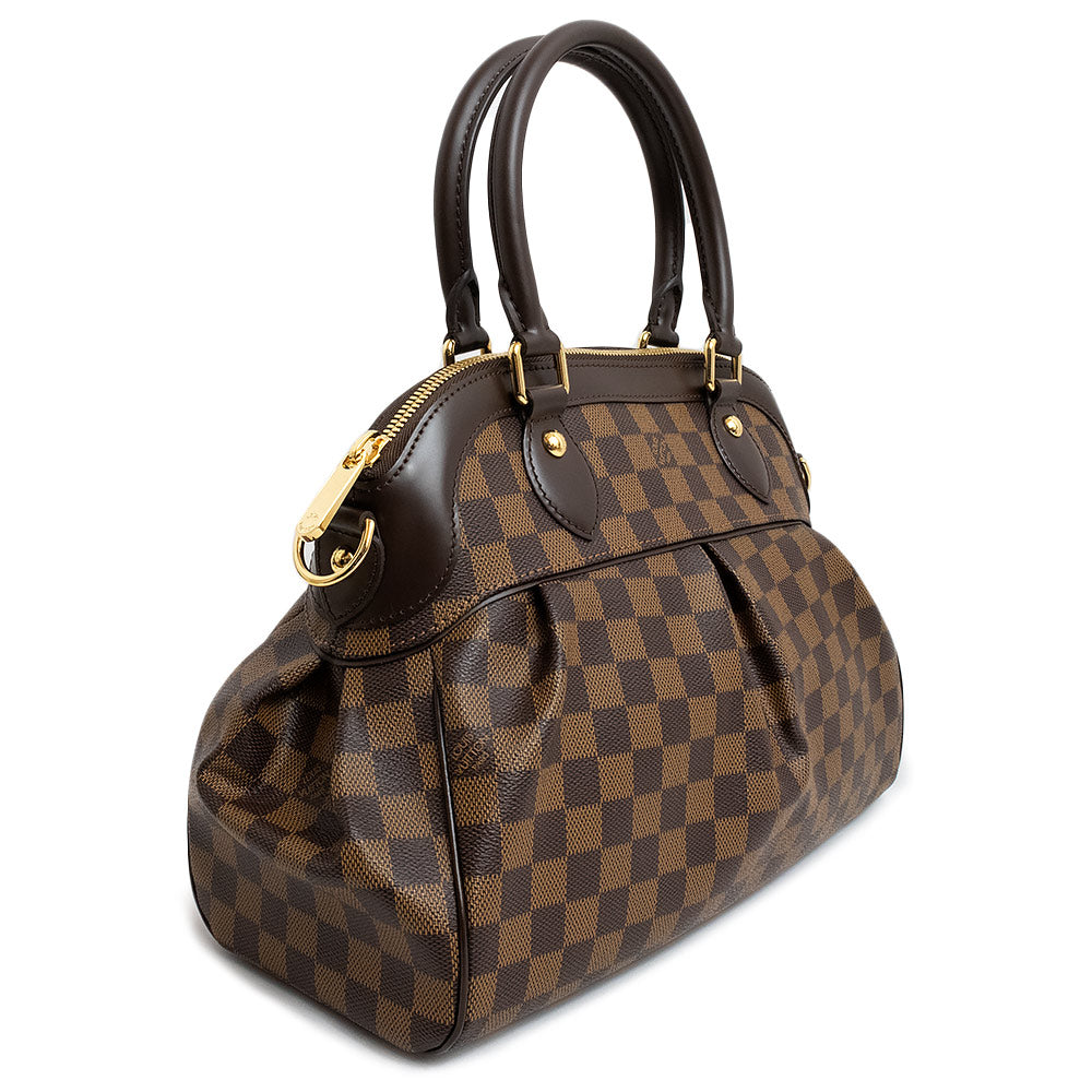 Louis Vuitton Trevi PM 2way Handbag Shoulder Bag Damier Brown