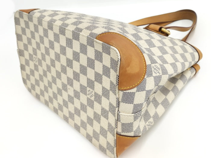 Louis Vuitton Hampstead PM Tote Bag Damier Azur