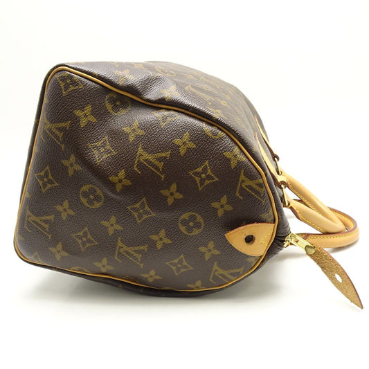 Louis Vuitton Monogram Speedy 30 Brown Boston Bag