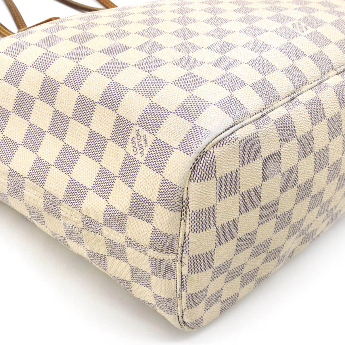 Louis Vuitton Damier Azur Neverfull MM Tote Bag Shoulder Bag