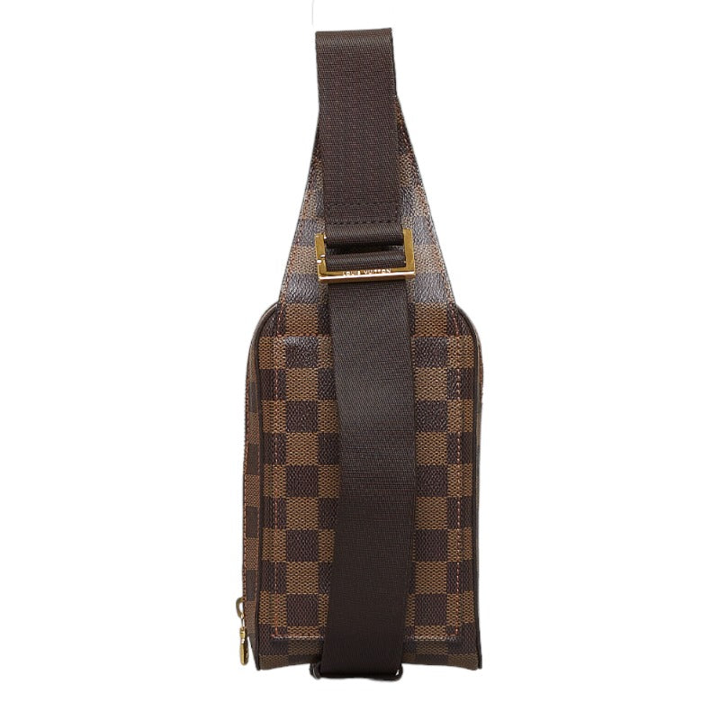 Louis Vuitton Damier Jeronimos Shoulder Bag Body Bag Waist Bag Brown PVC Leather