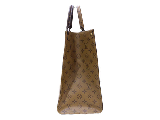 Louis Vuitton On The Go GM Giant Monogram Reverse Tote Bag