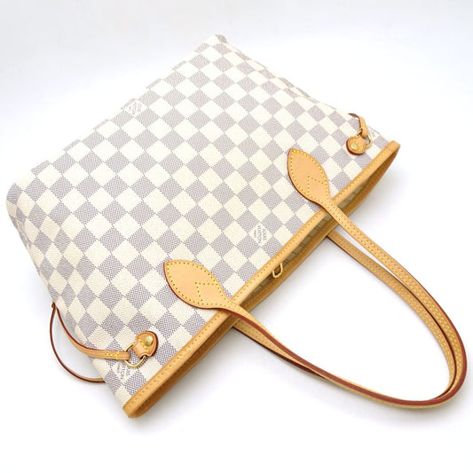 Louis Vuitton Damier Azur Neverfull PM Tote Bag
