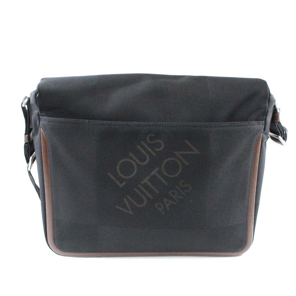 Louis Vuitton Damier Juan NM Messenger Bag Noir Black Jean Canvas