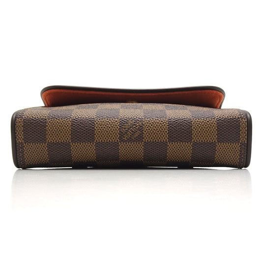 Louis Vuitton Damier Pochette Florentine Ebene Waist Pouch Brown