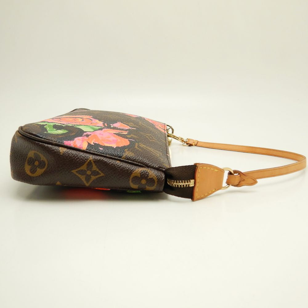 Louis Vuitton Monogram Rose Pochette Accessoire Brown Accessory Pouch