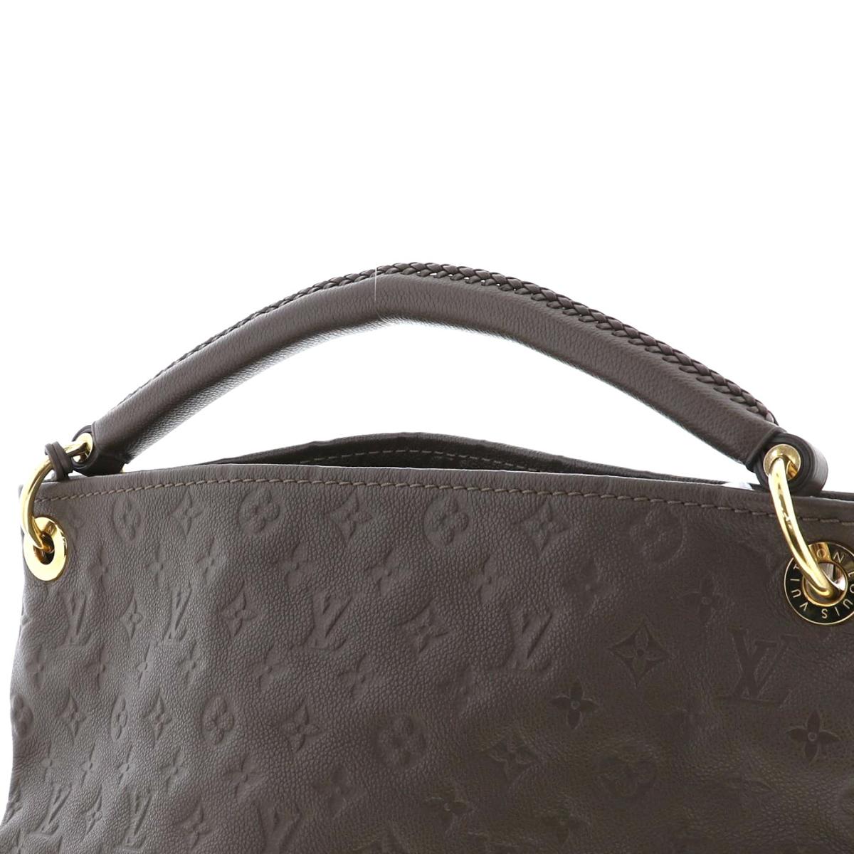 Louis Vuitton Artsy MM Shoulder Bag Empreinte Black