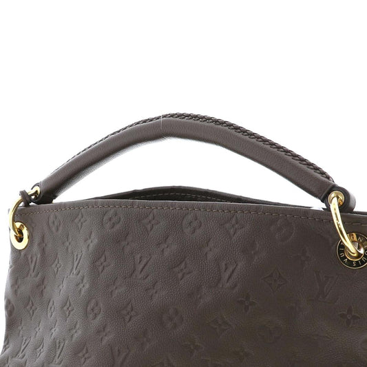 Louis Vuitton Artsy MM Shoulder Bag Empreinte Black