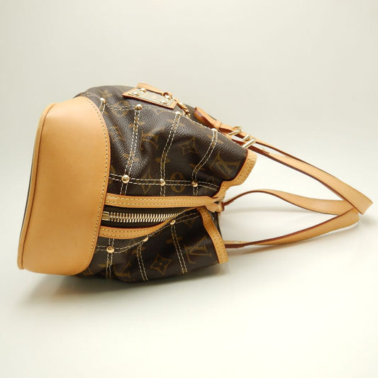 Louis Vuitton Monogram Riveting Brown Shoulder Bag