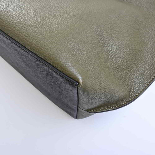 Louis Vuitton LockMe Go Tote Bag Green Leather
