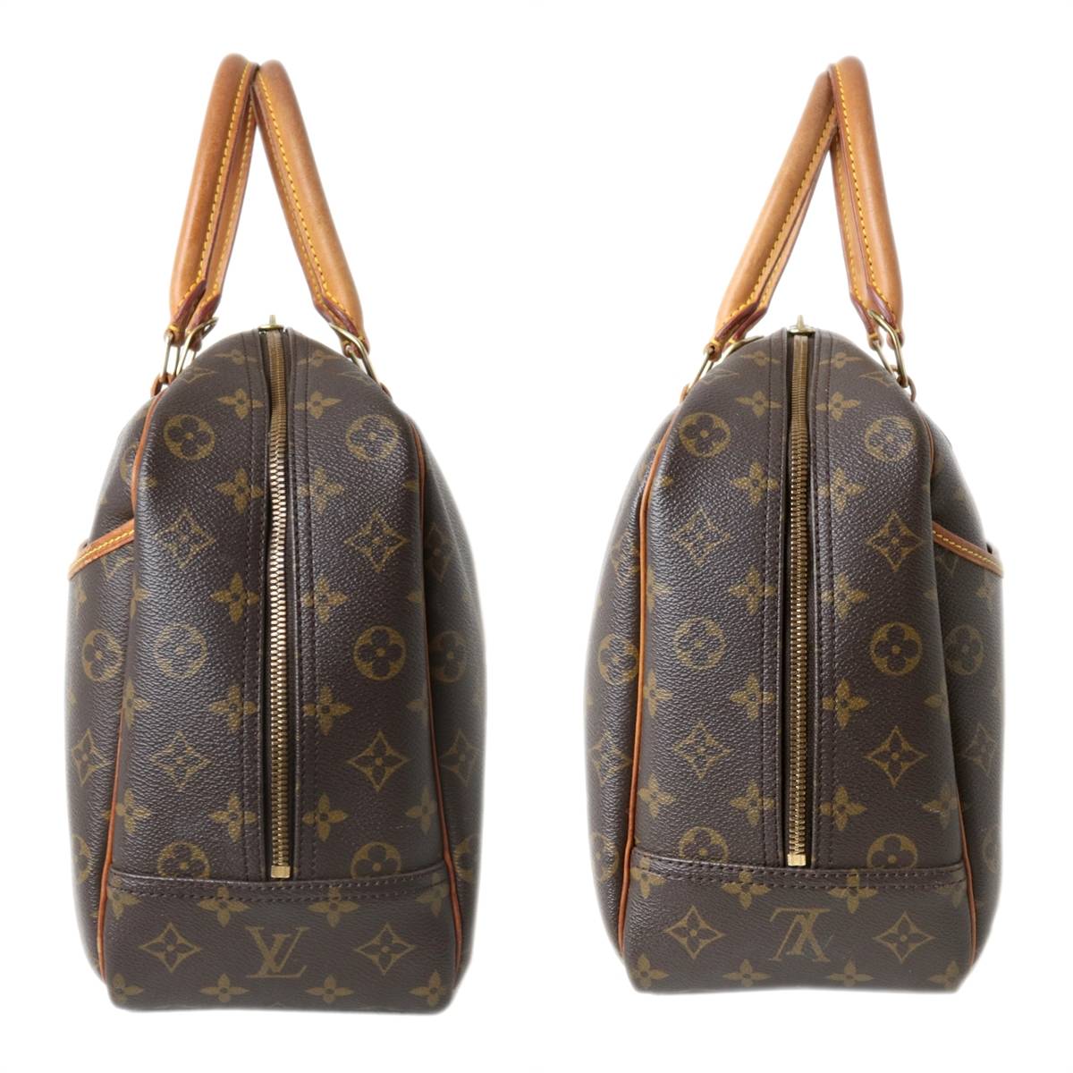 Louis Vuitton Deauville Handbag Boston Bag Monogram