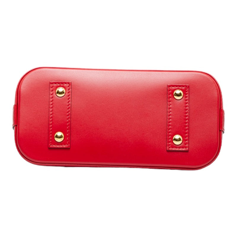 Louis Vuitton Monogram Denim Alma BB Shoulder Bag Blue Red