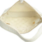 Chanel White Leather Wild Stitch Semi-Shoulder Bag