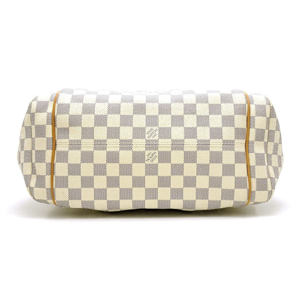 Louis Vuitton Damier Azur Totally MM Tote Bag White