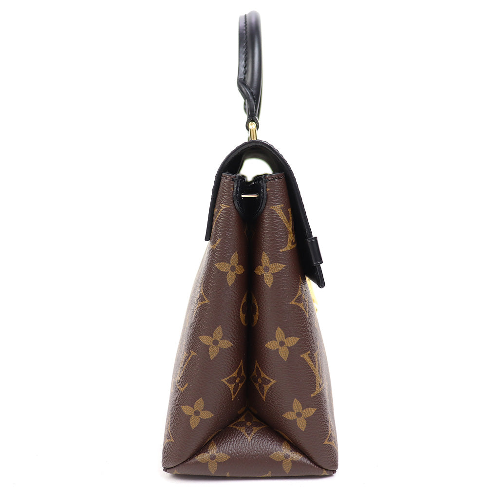 Louis Vuitton One-Handle Flap Bag MM Monogram Ebene Noir
