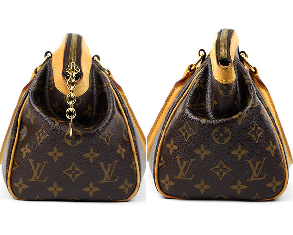 Louis Vuitton Tivoli PM Handbag Monogram Canvas Brown