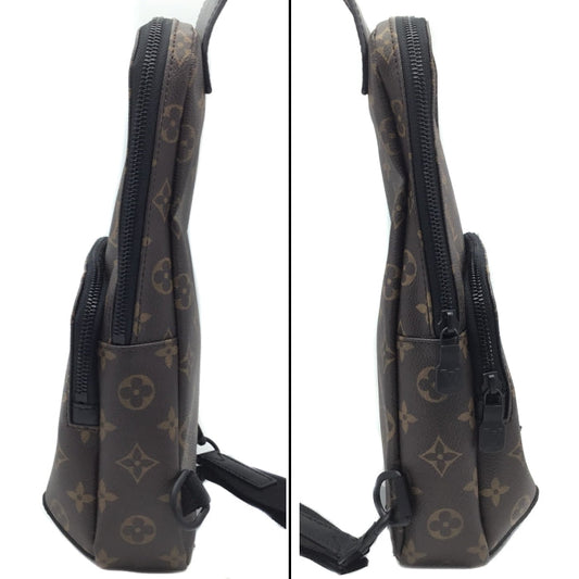 Louis Vuitton Avenue Sling Bag Monogram Macassar Body Bag