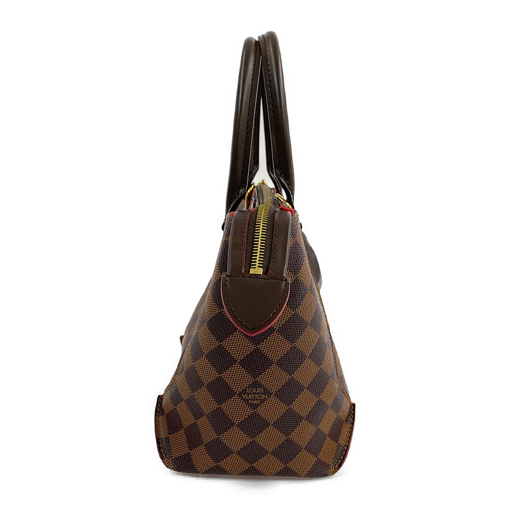 Louis Vuitton Damier Ebene Kaisa Tote PM Handbag Brown