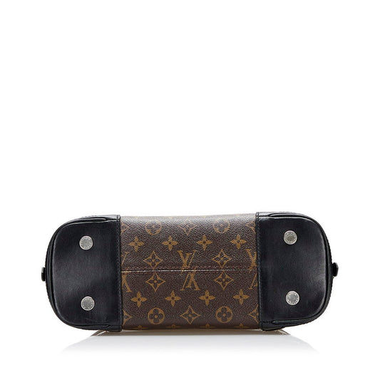 Louis Vuitton Monogram Shiny Alma PM Handbag Brown