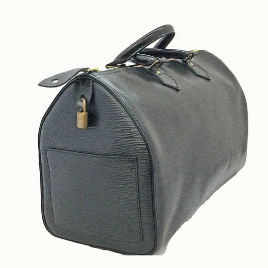 Louis Vuitton Speedy Epi Noir Black Handbag