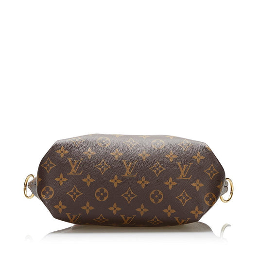 Louis Vuitton Flower Zipped PM Handbag Shoulder Bag Brown