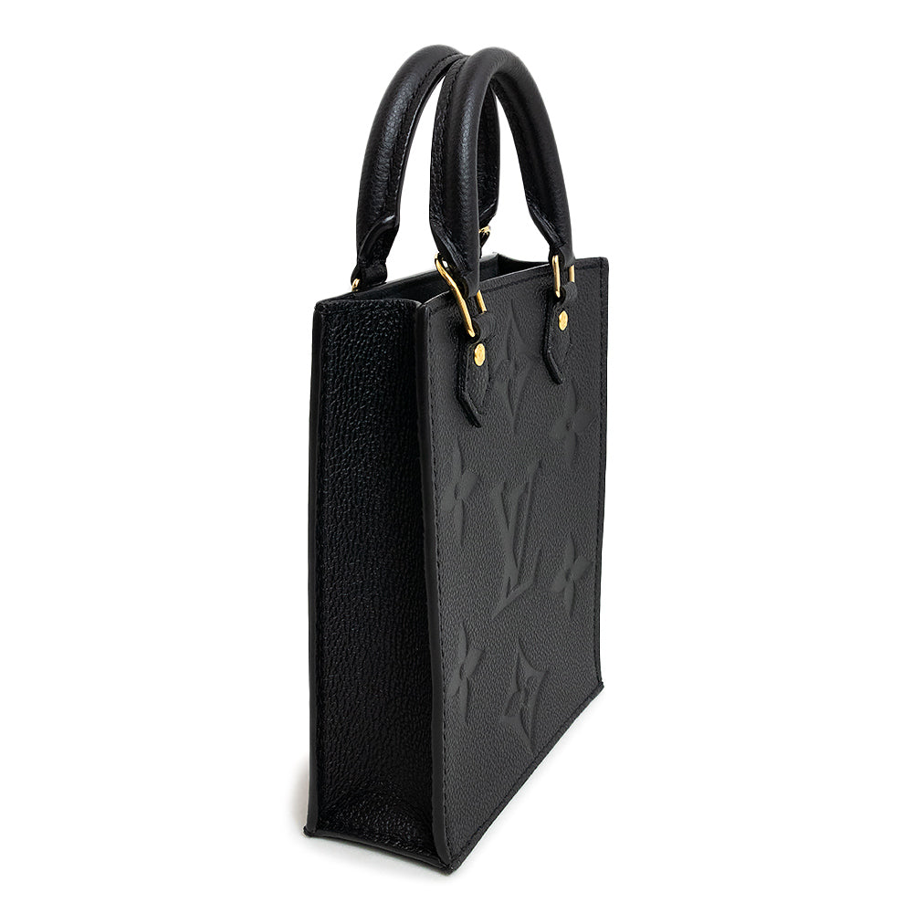 Louis Vuitton  Petite Sac Plat Noir Shoulder Bag Handbag