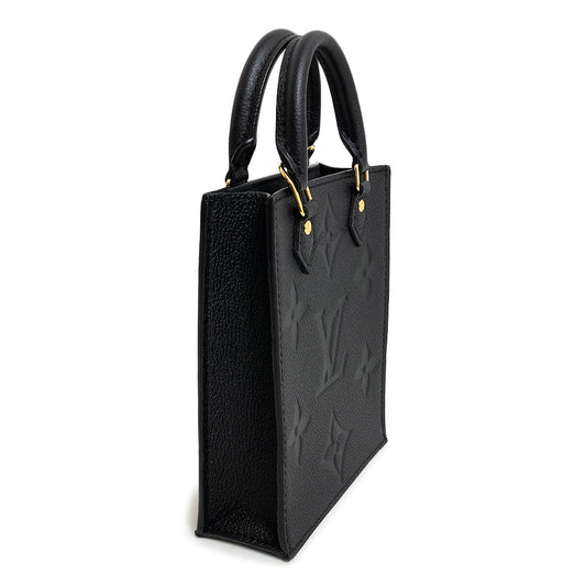 Louis Vuitton  Petite Sac Plat Noir Shoulder Bag Handbag