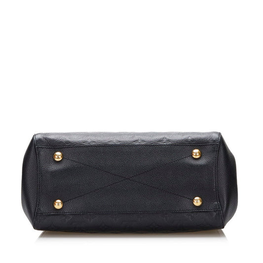 Louis Vuitton Emprene Montaigne MM Shoulder Bag Noir Black