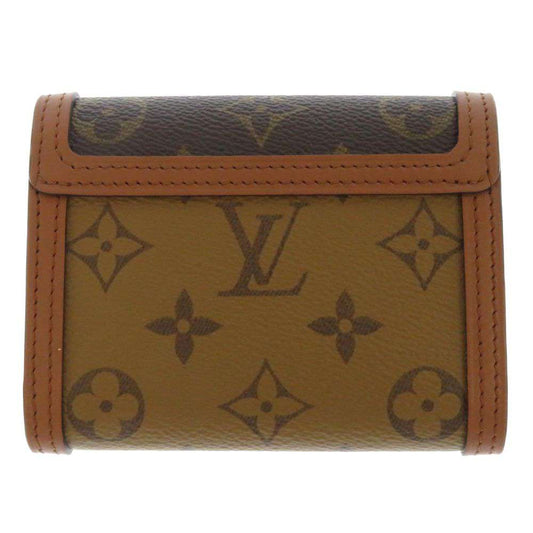 Louis Vuitton Trifold Wallet Monogram Reverse Portefeuille Dauphine Compact