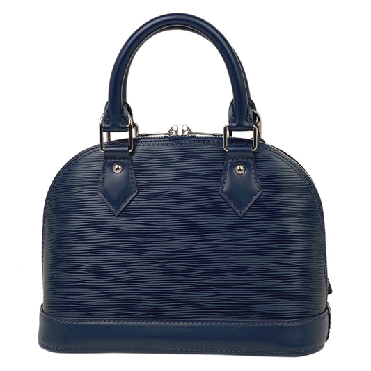 Louis Vuitton Alma BB Shoulder Bag Epi Andigo Blue