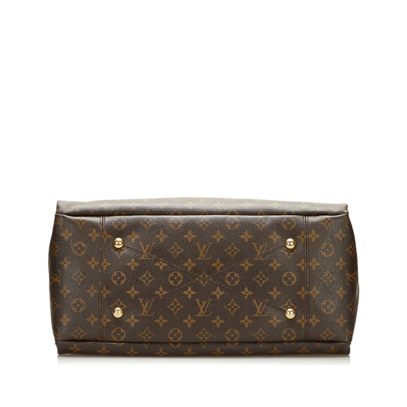 Louis Vuitton Monogram Artzi GM Shoulder Bag Brown