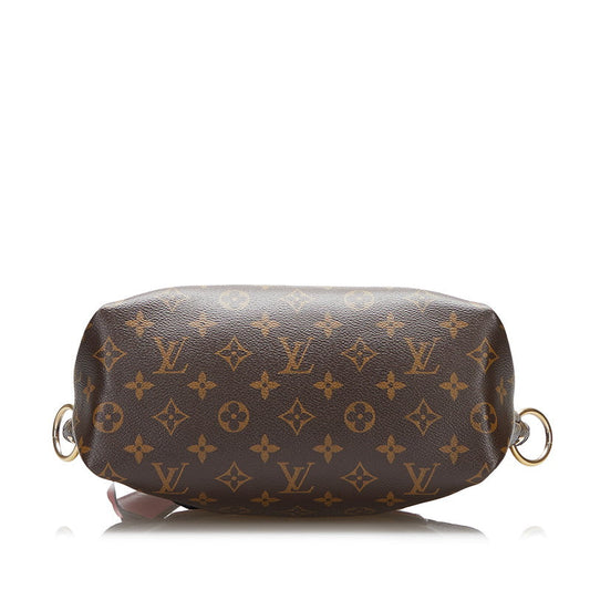 Louis Vuitton Flower Zip De Tote PM Shoulder Bag Riduvin Brown